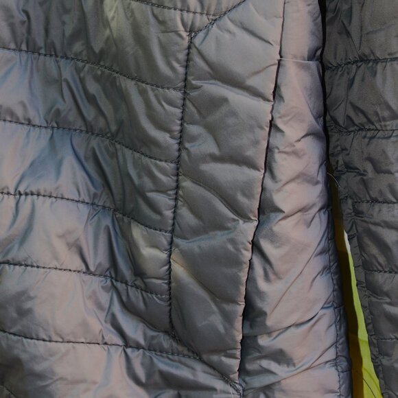 Men's Hurley full zipper gray puffer, size medium hoodie. - Picture 1 of 4